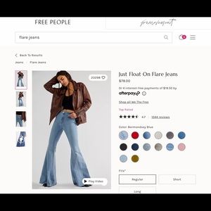Free People flare jeans
